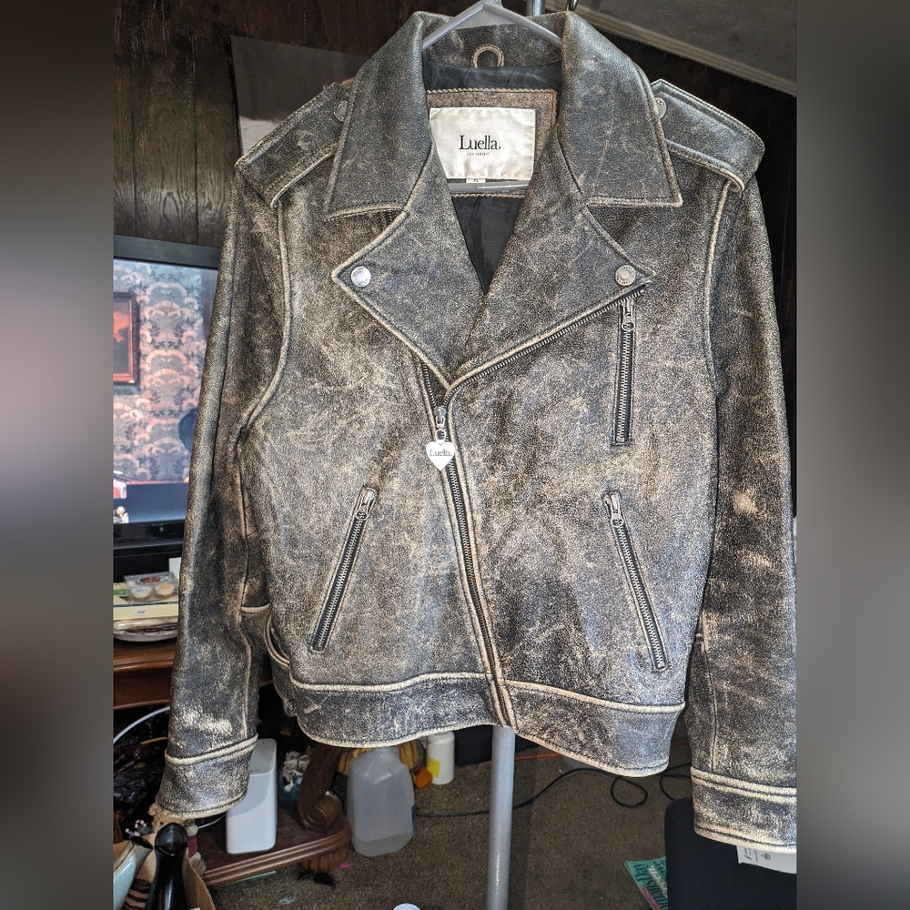 Luella Distressed Bomber Jacket for Women